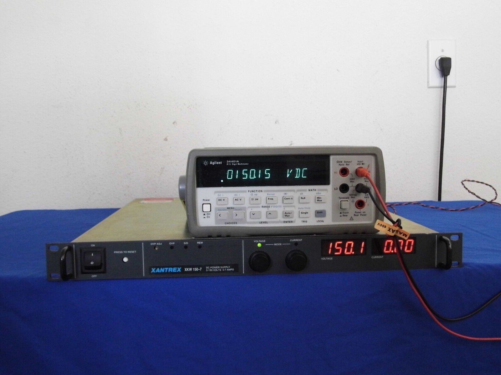 Xantrex XKW150-7 w/ GBIP 150Vdc 7Amps DC Power Supply (DCS150-7) Xantrex XKW150-7 w/ GBIP 150Vdc 7Amps DC Power Supply (DCS150-7)